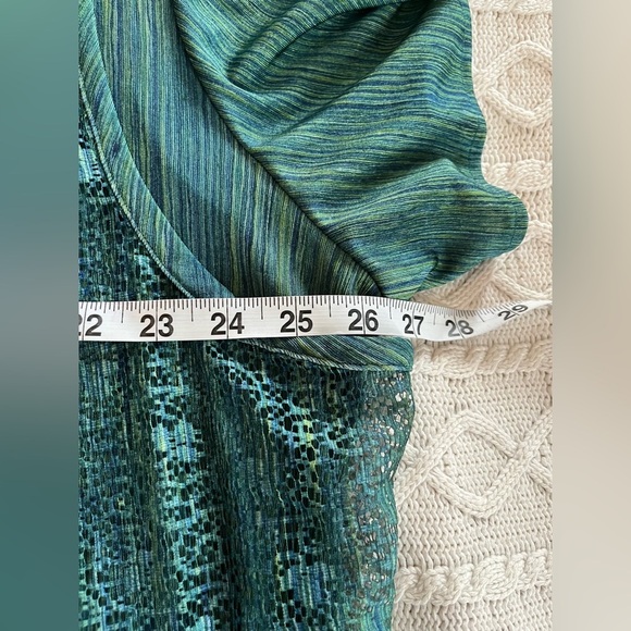 John Robert’s Woman Green Maxi Length Dress with Vest Overlay Size 24W - Picture 11 of 15